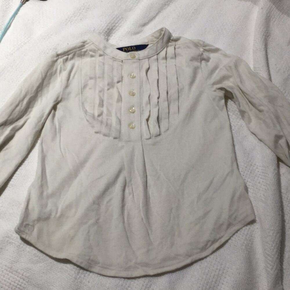Ralph Lauren 2T knit cream blouse worn once